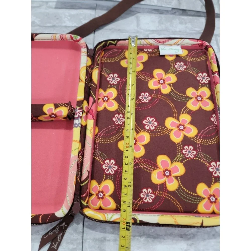 Vera Bradley Buttercup Hard Shell Tablet Case 1/2010 Retired Brown Laptop Floral